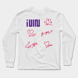 AUTOGRAPHS OF THE GROUP (G) IDLE Long Sleeve T-Shirt